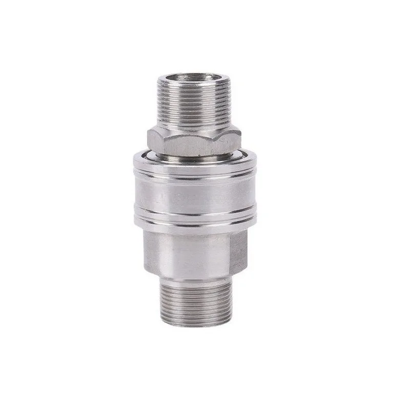 For Two External Teeth Quick Connector,stainless Steel,high Pressure Resistant, Two External Threads, Hydraulic Quick Connector
For Two External Teeth Quick Connector,stainless Steel,high Pressure Resistant, Two External Threads, Hydraulic Quick Connector
