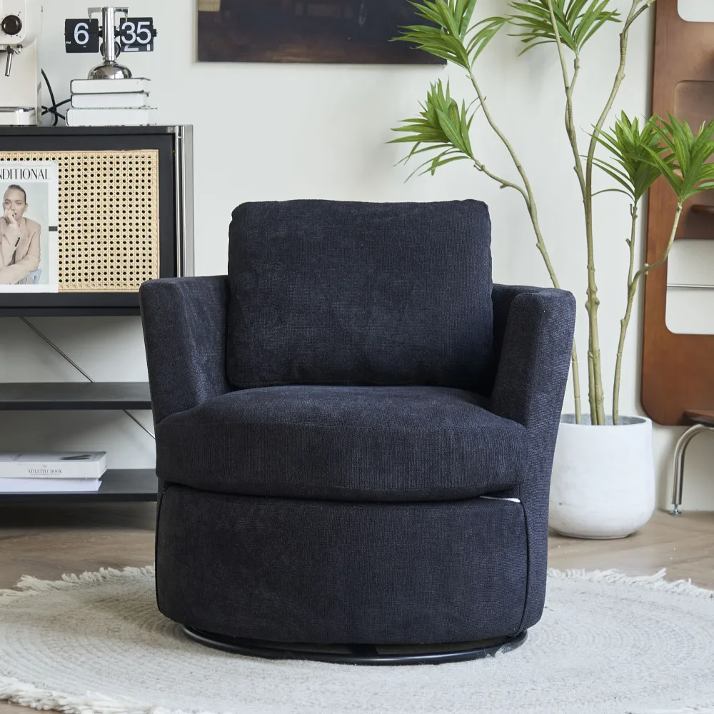 Swivel Barrel Chair, Comfy Round Accent Sofa Chair for Living Room, 360° Swivel Barrel Club Chair, Hotel, Bedroom Office, Lounge
Swivel Barrel Chair, Comfy Round Accent Sofa Chair for Living Room, 360° Swivel Barrel Club Chair, Hotel, Bedroom Office, Lounge