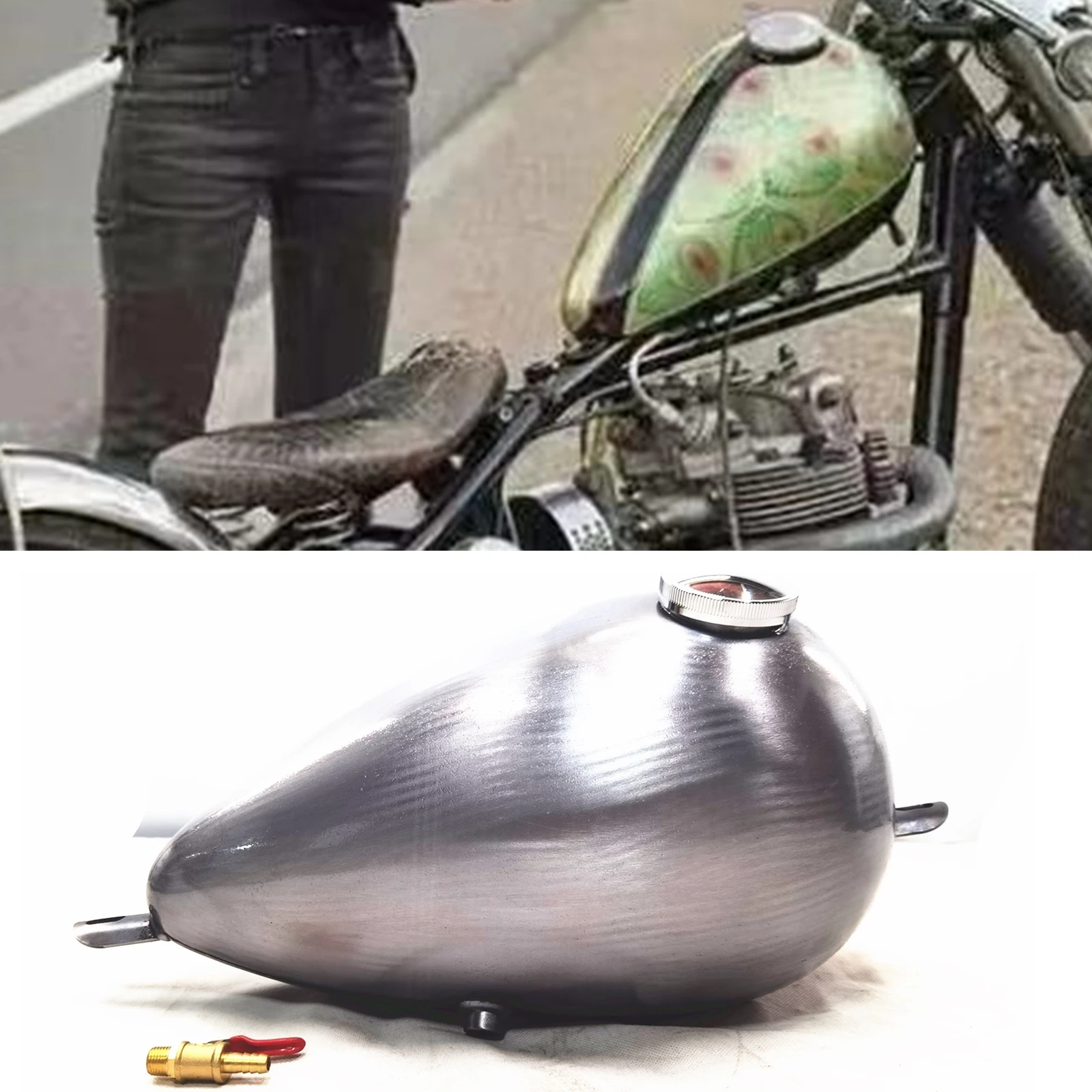 Pop Universal Fit For HONDA Harley YAMAHA All Motorcycles Petrol Gas Fuel Tank 8L
Pop Universal Fit For HONDA Harley YAMAHA All Motorcycles Petrol Gas Fuel Tank 8L