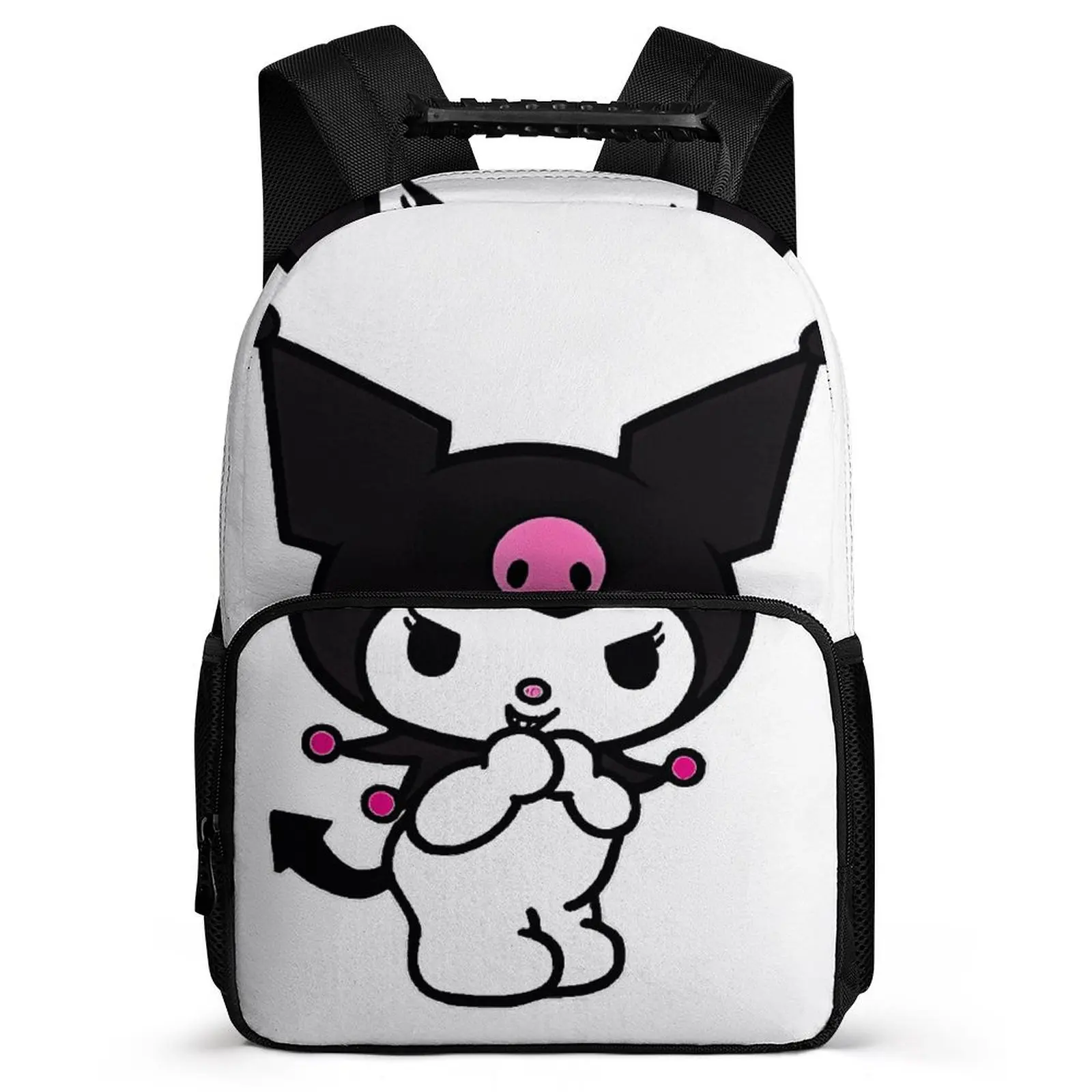 Модный рюкзак Sanrio Kuromi для девочек-подростков, школьный ранец для мальчиков и девочек, 16 дюймов, мультяшный рюкзак, женский рюкзак
Модный рюкзак Sanrio Kuromi для девочек-подростков, школьный ранец для мальчиков и девочек, 16 дюймов, мультяшный рюкзак, женский рюкзак