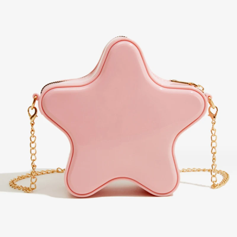 Simple design pentagonal star shaped jelly women bag 2024 new crossbody bag women' shoulder bag
Simple design pentagonal star shaped jelly women bag 2024 new crossbody bag women' shoulder bag