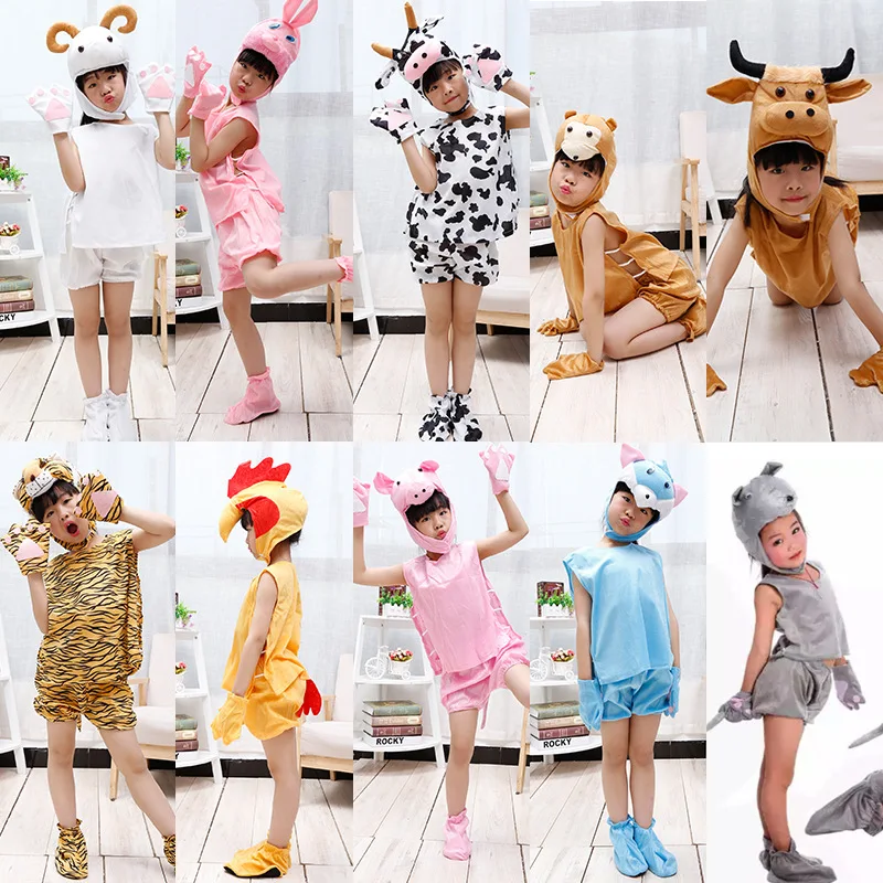 Children Day Cosplay Animal Costume Funny Holiday Party Cute Clothes Suit Children Short Sleeve Performance Stage Costume
Children Day Cosplay Animal Costume Funny Holiday Party Cute Clothes Suit Children Short Sleeve Performance Stage Costume