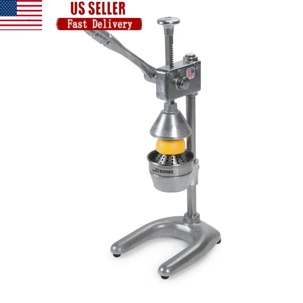 Heavy Duty Manual Citrus Juicer Ergonomic Handle Stainless Steel Easy To Use Commercial Juicing Efficient Design NSF Approved
Heavy Duty Manual Citrus Juicer Ergonomic Handle Stainless Steel Easy To Use Commercial Juicing Efficient Design NSF Approved