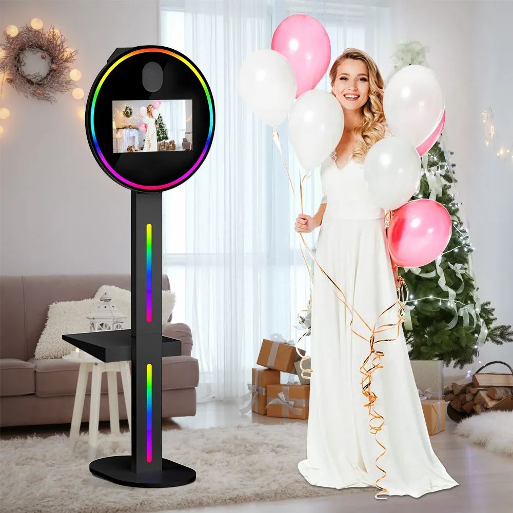 Magic Mini Selfie Mirror Photobooth Portable Touch Screen Round Circle Mirror Photo Booth Oval Mirrorbooth With Ring Light
Magic Mini Selfie Mirror Photobooth Portable Touch Screen Round Circle Mirror Photo Booth Oval Mirrorbooth With Ring Light