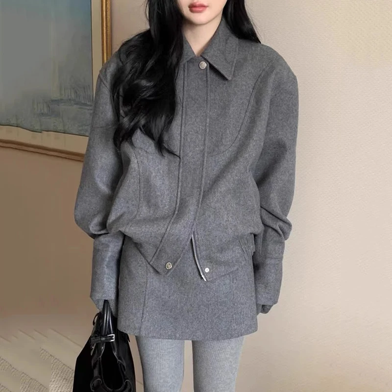 Fashion Spring Autumn Elegant Two Piece Set Women Zipper Long Sleeved Jacket+High Waist Slim Mini Skirt Set Street Female Outfit
Fashion Spring Autumn Elegant Two Piece Set Women Zipper Long Sleeved Jacket+High Waist Slim Mini Skirt Set Street Female Outfit