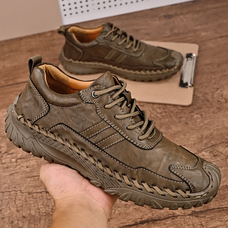 Four Season Outdoor Sports Leisure Men Shoes Flat Bottomed Shock-absorbing Non Slip Breathable and Odor Proof Youth Hiking Shoe
Four Season Outdoor Sports Leisure Men Shoes Flat Bottomed Shock-absorbing Non Slip Breathable and Odor Proof Youth Hiking Shoe