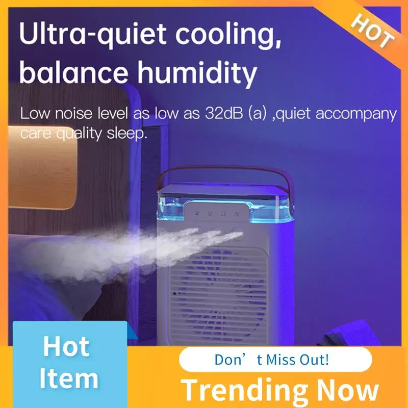 Desk Air Cooler Fan With Colors LED Light Modes For Desk Nightstand Coffee Table-B
Desk Air Cooler Fan With Colors LED Light Modes For Desk Nightstand Coffee Table-B