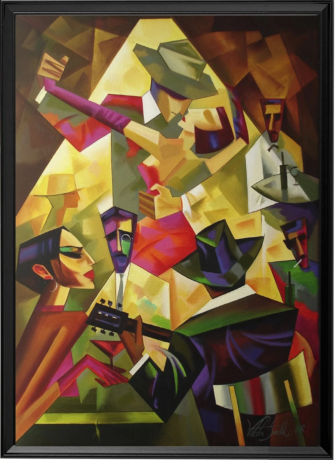Moder Home Decor Oil Painting Abstract Handmade Dance Wall Art on Canvas for Bathroom,Hallway Christmas Wall Decoration No Frame
Moder Home Decor Oil Painting Abstract Handmade Dance Wall Art on Canvas for Bathroom,Hallway Christmas Wall Decoration No Frame