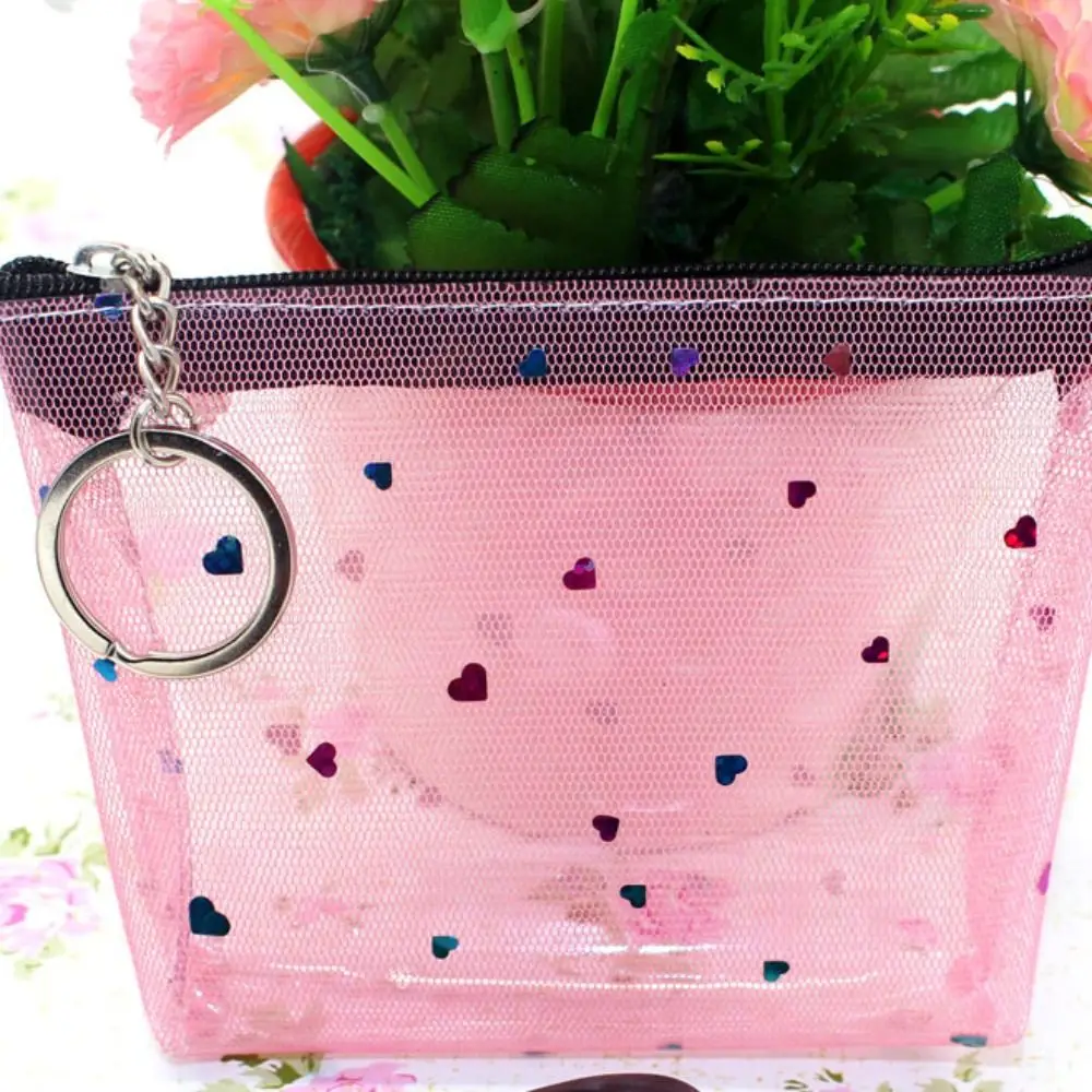 Fashion Candy Color Transparent Coin Purse Zipper Heart Small Wallet Korean Style Mesh Card Storage Bag Outdoor
Fashion Candy Color Transparent Coin Purse Zipper Heart Small Wallet Korean Style Mesh Card Storage Bag Outdoor