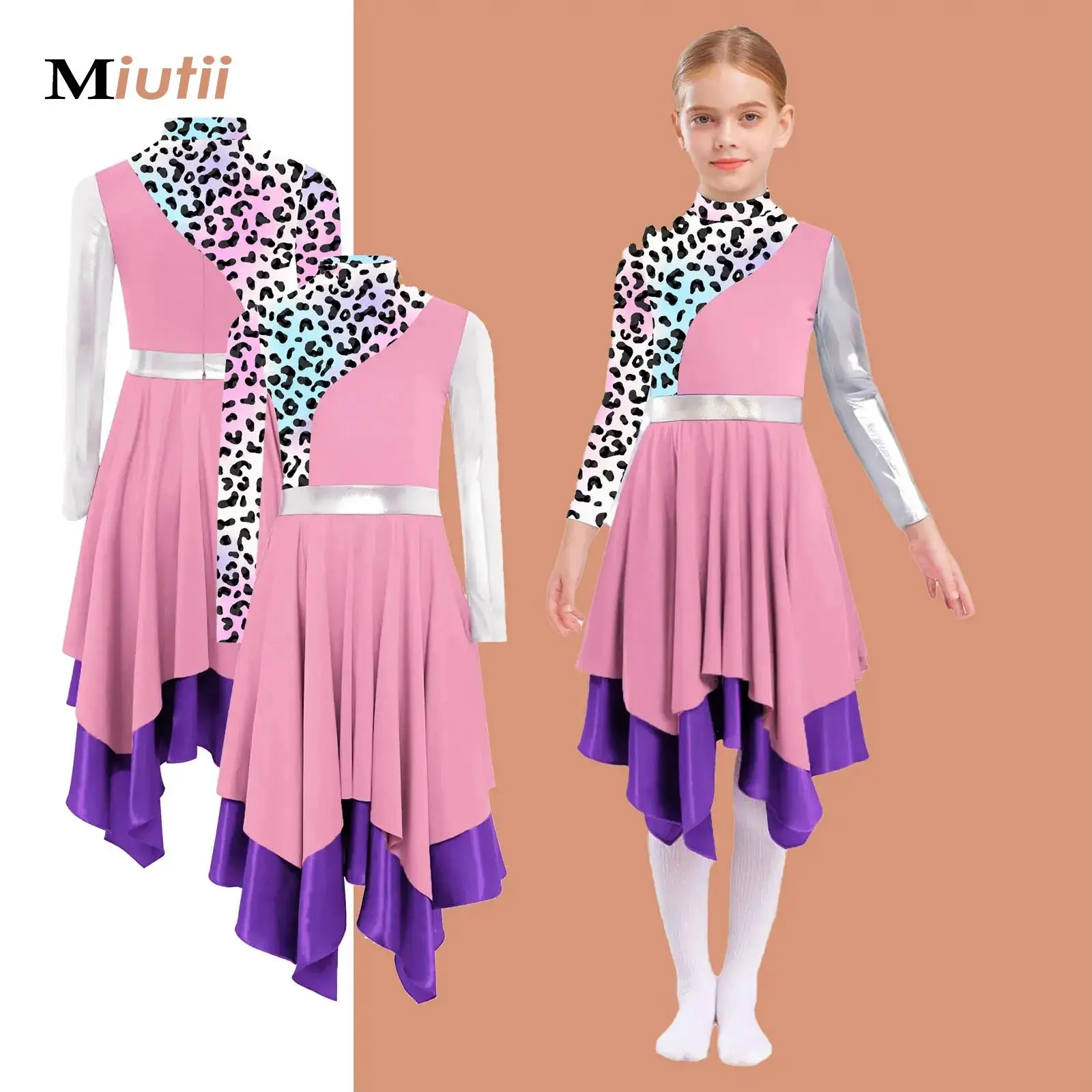 Современное лирическое танцевальное платье для девочек, церковный хор, костюм для поклонения литургического поклонения, детское платье с длинными рукавами и принтом, металлическое цветное платье
Современное лирическое танцевальное платье для девочек, церковный хор, костюм для поклонения литургического поклонения, детское платье с длинными рукавами и принтом, металлическое цветное платье