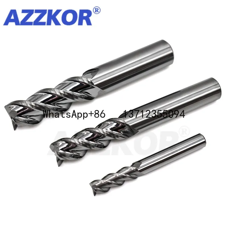 Milling Cutter Alloy Coating Tungsten Steel Tool By Aluminum CNC Maching Hrc55 3 Blade Endmills Milling Cutter Woodding Cutter
Milling Cutter Alloy Coating Tungsten Steel Tool By Aluminum CNC Maching Hrc55 3 Blade Endmills Milling Cutter Woodding Cutter