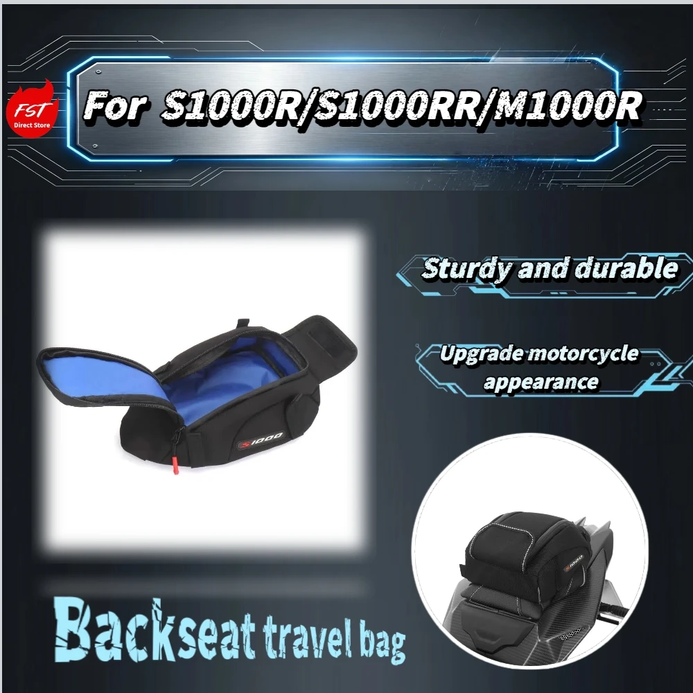 For S1000RR S1000R M1000R 2014-2023 4L Waterproof Rear Seat Tail Bag, Pillion Luggage Storage Travel Bag Mod Accessories
For S1000RR S1000R M1000R 2014-2023 4L Waterproof Rear Seat Tail Bag, Pillion Luggage Storage Travel Bag Mod Accessories