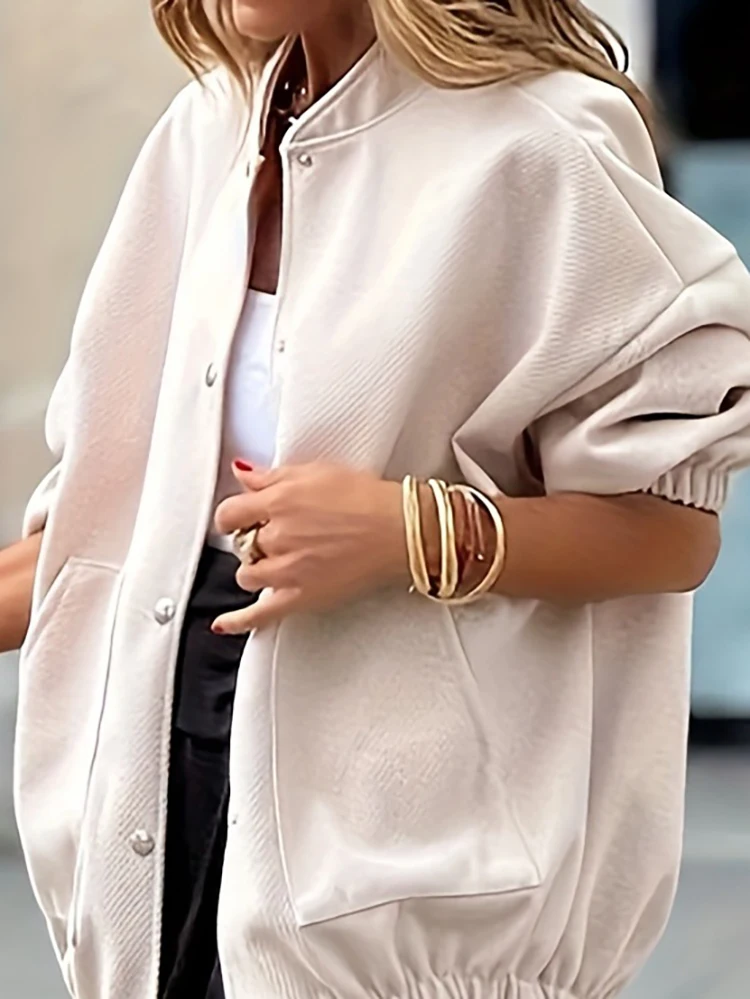 Autumn Winter Elegant Button Knitted Coat Fashion Long Sleeve Hight Street Solid Cardigan Women Casual Loose Pocket Short Jacket
Autumn Winter Elegant Button Knitted Coat Fashion Long Sleeve Hight Street Solid Cardigan Women Casual Loose Pocket Short Jacket