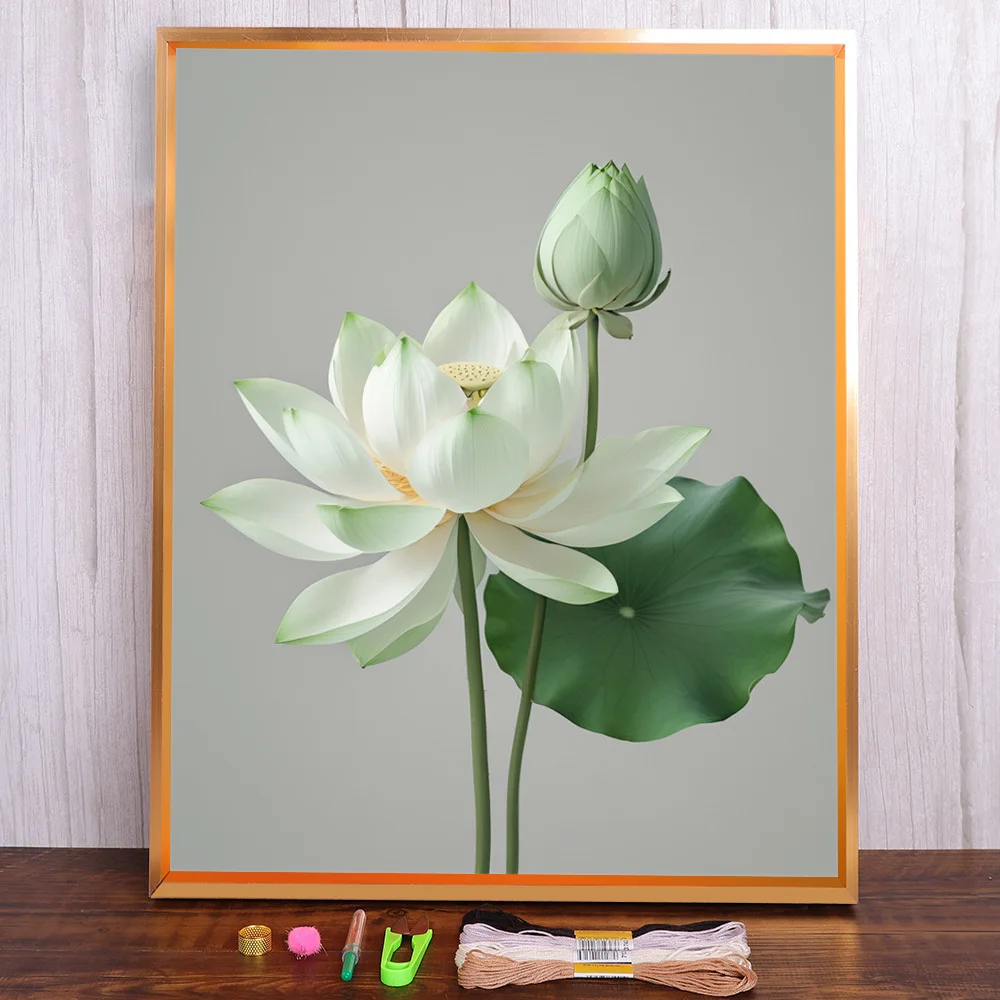 Flower Lotus Printed Fabric 11CT Cross-Stitch DIY Embroidery Set Handiwork Craft Handmade Sewing Home Decor For Adults Stamped
Flower Lotus Printed Fabric 11CT Cross-Stitch DIY Embroidery Set Handiwork Craft Handmade Sewing Home Decor For Adults Stamped