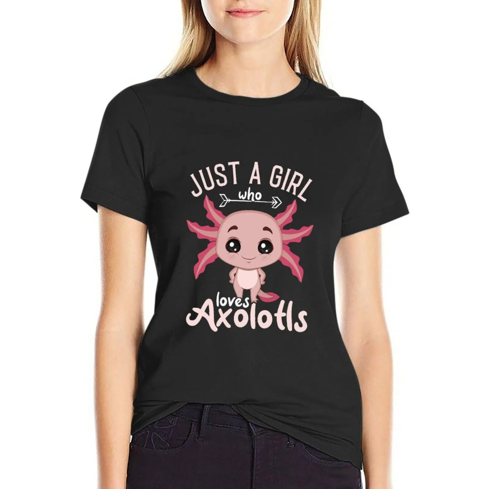 just a girl who loves axolotls T-Shirt Female clothing lady clothes summer tops shirts graphic tees t-shirts for Women loose fit
just a girl who loves axolotls T-Shirt Female clothing lady clothes summer tops shirts graphic tees t-shirts for Women loose fit
