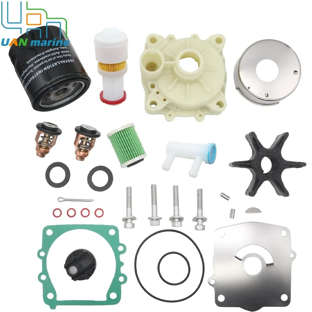 Комплект обслуживания Yamaha 100 и 300 часов 200HP 225HP F200A F225A 4-тактный подвесной двигатель с масляным фильтром термостата
Комплект обслуживания Yamaha 100 и 300 часов 200HP 225HP F200A F225A 4-тактный подвесной двигатель с масляным фильтром термостата
