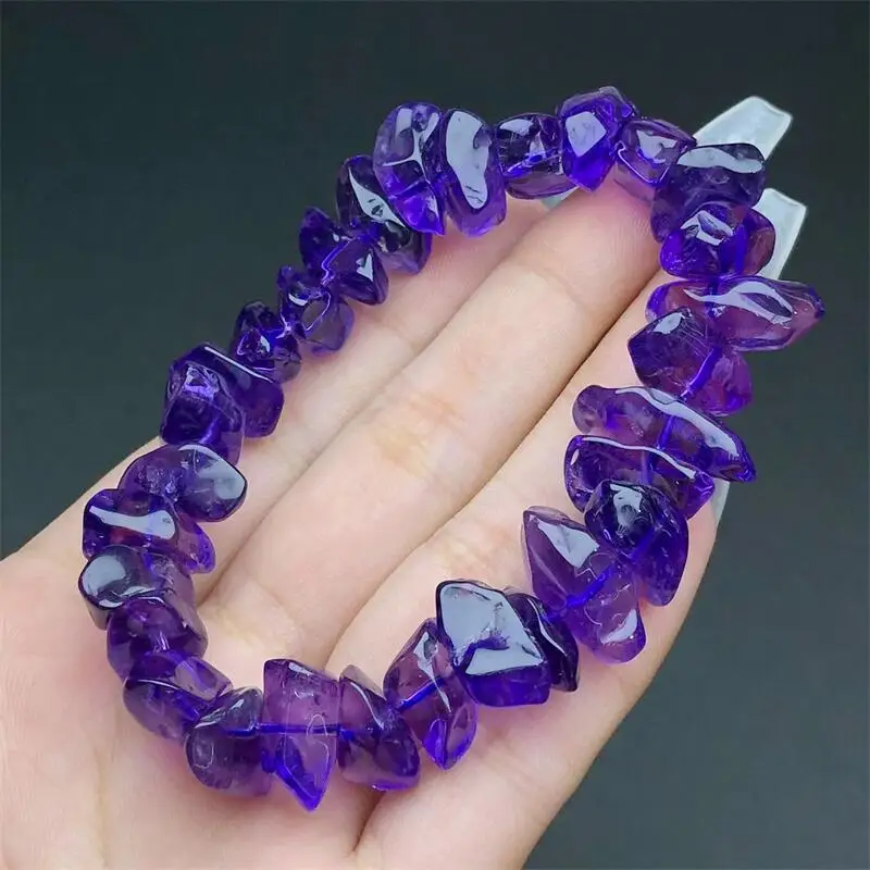 Natural Freeform Amethyst Bracelet Fashion Reiki Gemstone Round Beads Jewelry Couple Holiday Gift 1PCS
Natural Freeform Amethyst Bracelet Fashion Reiki Gemstone Round Beads Jewelry Couple Holiday Gift 1PCS