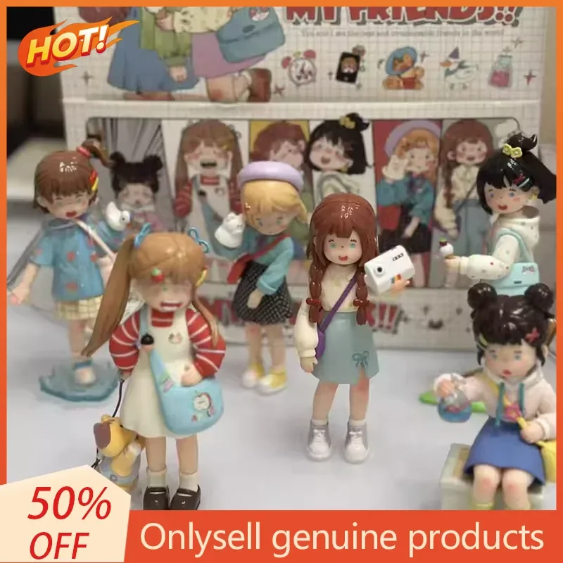 Новая оригинальная слепая коробка Suki My Friends, милая модель куклы, украшения, мультяшный декор, игрушки, настольный орнамент, модель, милый подарок 
Новая оригинальная слепая коробка Suki My Friends, милая модель куклы, украшения, мультяшный декор, игрушки, настольный орнамент, модель, милый подарок