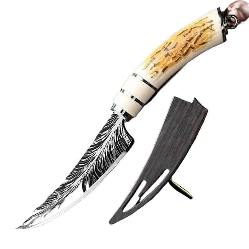 2025 new model boning knife with knife cover kitchen accessories, high-hardness forged sharp Damascus texture knife, fruit knife
2025 new model boning knife with knife cover kitchen accessories, high-hardness forged sharp Damascus texture knife, fruit knife