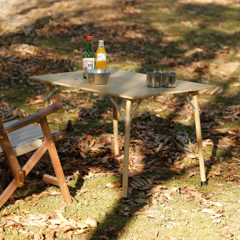 Customizable Outdoor Folding Egg Roll Table Portable Triple Fold Bamboo Surface Table Camping Folding Table and Chair Set Picnic
Customizable Outdoor Folding Egg Roll Table Portable Triple Fold Bamboo Surface Table Camping Folding Table and Chair Set Picnic