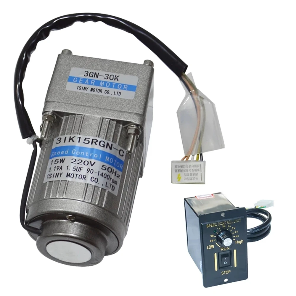 15W AC 110V 220V Geared Motor With AC Speed Controller Adjustment 7.5rpm-675rpm Reversed Forward Single Phase Motor Electric
15W AC 110V 220V Geared Motor With AC Speed Controller Adjustment 7.5rpm-675rpm Reversed Forward Single Phase Motor Electric