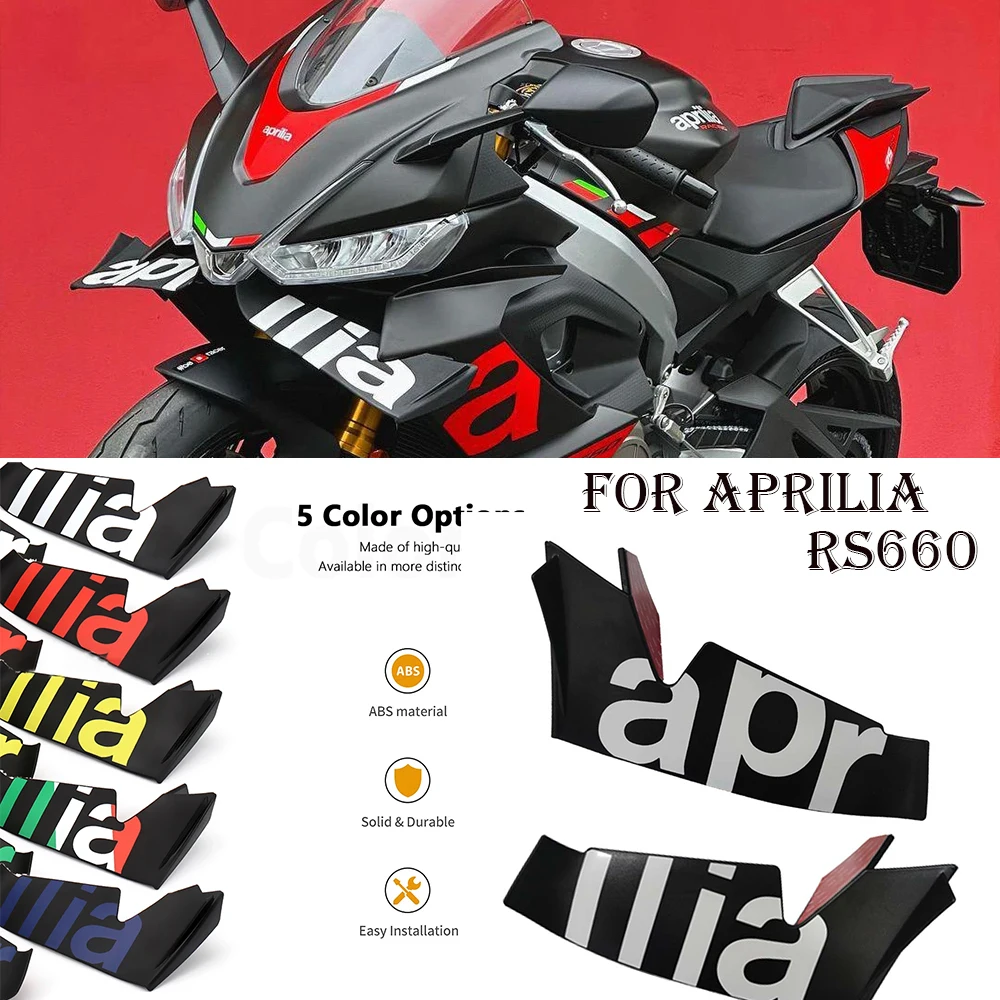 For Aprilia RS660 rs660 Accessories New Motorcycle Winglet Aerodynamic Wing Kit Spoiler
For Aprilia RS660 rs660 Accessories New Motorcycle Winglet Aerodynamic Wing Kit Spoiler