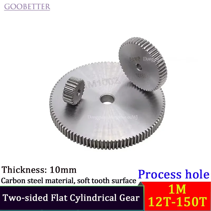 Industrial Carbon Steel Spur Gears 1M-150M Module 10mm Thick Double-Sided High Precision for CNC Textile Machinery
Industrial Carbon Steel Spur Gears 1M-150M Module 10mm Thick Double-Sided High Precision for CNC Textile Machinery