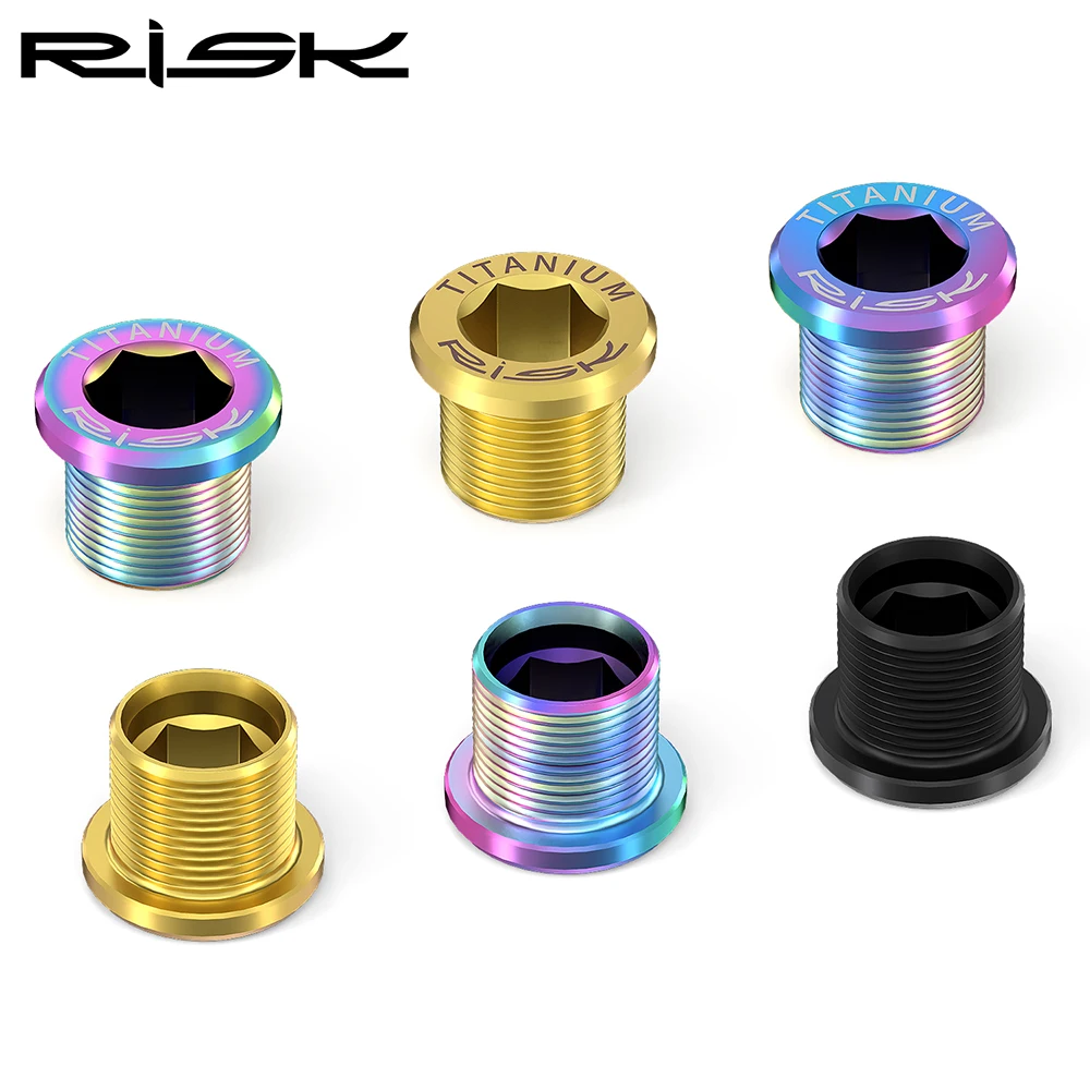 RISK M15x12mm mountain bike titanium alloy spline plate central shaft screw color ISIS bolt
RISK M15x12mm mountain bike titanium alloy spline plate central shaft screw color ISIS bolt