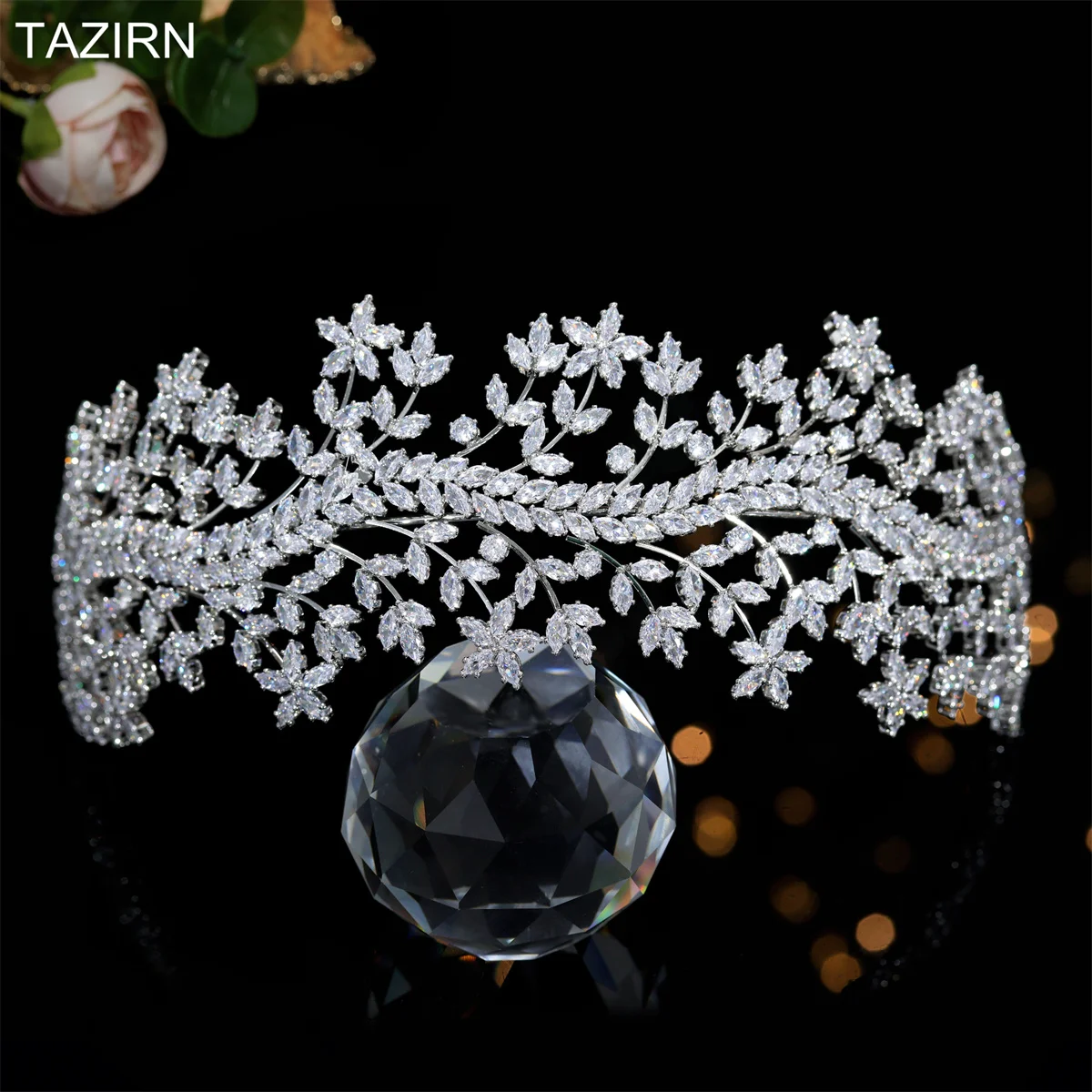 Trendy Hair-Hoops Cubic Zirconia Sweet 16 Princess Birthday Headbands Zircon Wedding Tiaras CZ Pageant Hair Jewelry Headpieces
Trendy Hair-Hoops Cubic Zirconia Sweet 16 Princess Birthday Headbands Zircon Wedding Tiaras CZ Pageant Hair Jewelry Headpieces