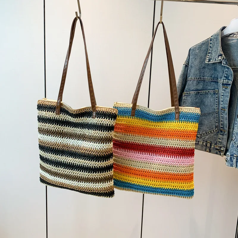 DHL30pcs Beach Bags Straw Weave Bucket Shaped Large Capacity Shoulder Bag Mix Color
DHL30pcs Beach Bags Straw Weave Bucket Shaped Large Capacity Shoulder Bag Mix Color