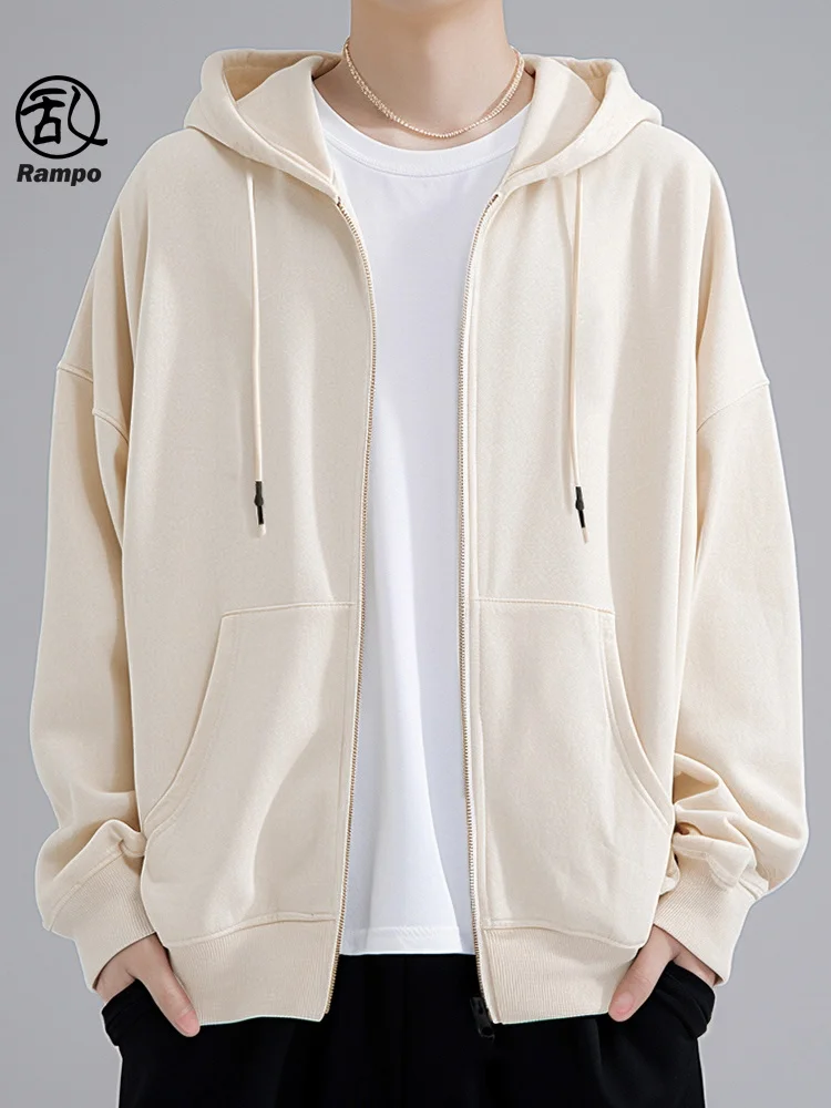 Rampo Thickened Hooded Sweatshirt Cardigan for Men Warm Casual Sports Top Heavyweight Spring Outerwear Youth Fashion
Rampo Thickened Hooded Sweatshirt Cardigan for Men Warm Casual Sports Top Heavyweight Spring Outerwear Youth Fashion