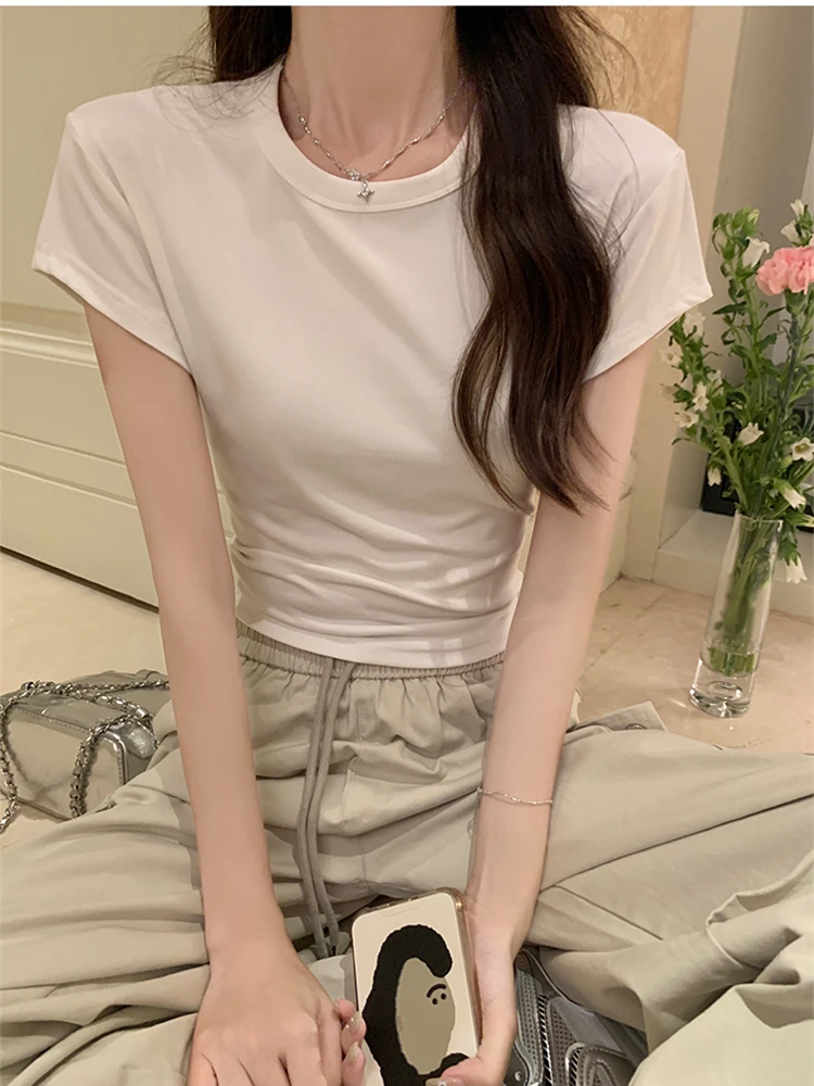 Summer Women T Shirt T-Shirt Woman Clothes Tops Tshirt Female Crop Top Tees Y2k Para Mujer Ropa De Mujer Roupas Feminina Traf
Summer Women T Shirt T-Shirt Woman Clothes Tops Tshirt Female Crop Top Tees Y2k Para Mujer Ropa De Mujer Roupas Feminina Traf
