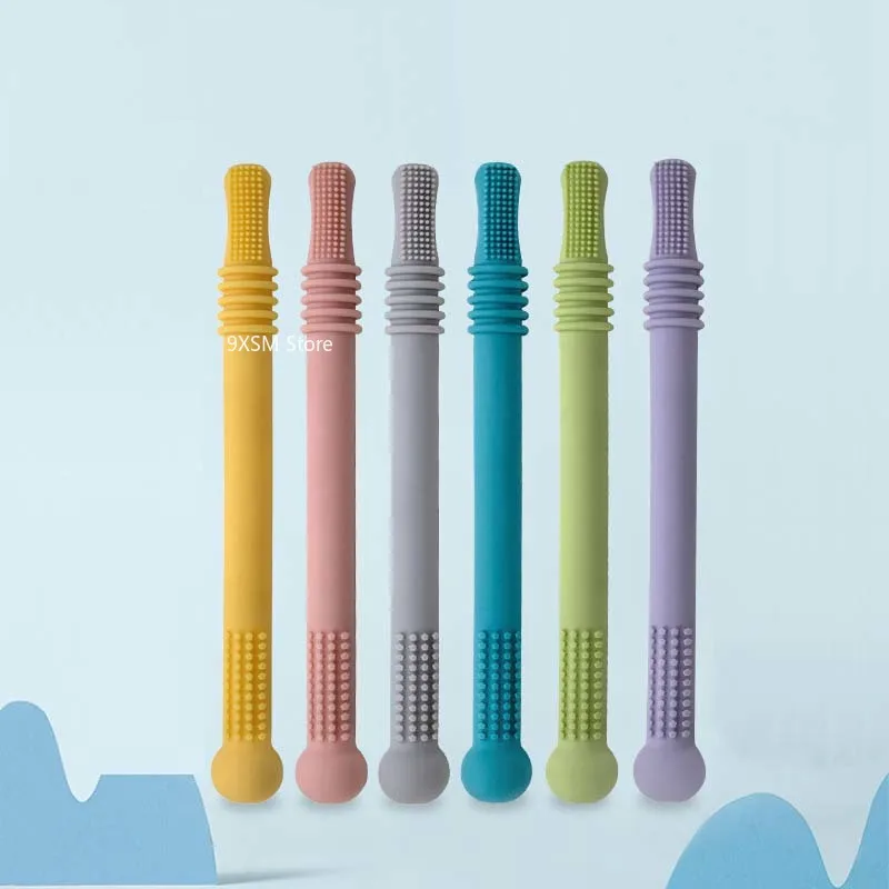 Silicone Baby Toys Teething Infant Chewing Toy Hand Grasp Fidget Toy Protect Oral Cavity Baby Health Newborn Accessories
Silicone Baby Toys Teething Infant Chewing Toy Hand Grasp Fidget Toy Protect Oral Cavity Baby Health Newborn Accessories
