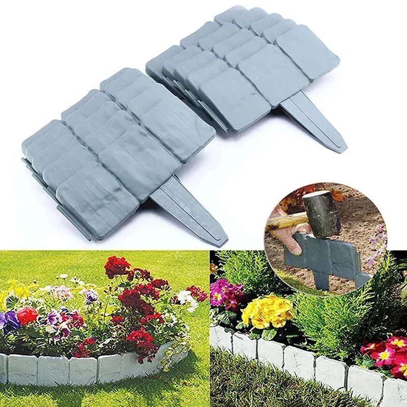 10pcs Garden Fence Imitation Stone Plant Support Stake Outdoor Edging Decorative Border DIY Lawn Yard Landscape Plant Fence
10pcs Garden Fence Imitation Stone Plant Support Stake Outdoor Edging Decorative Border DIY Lawn Yard Landscape Plant Fence
