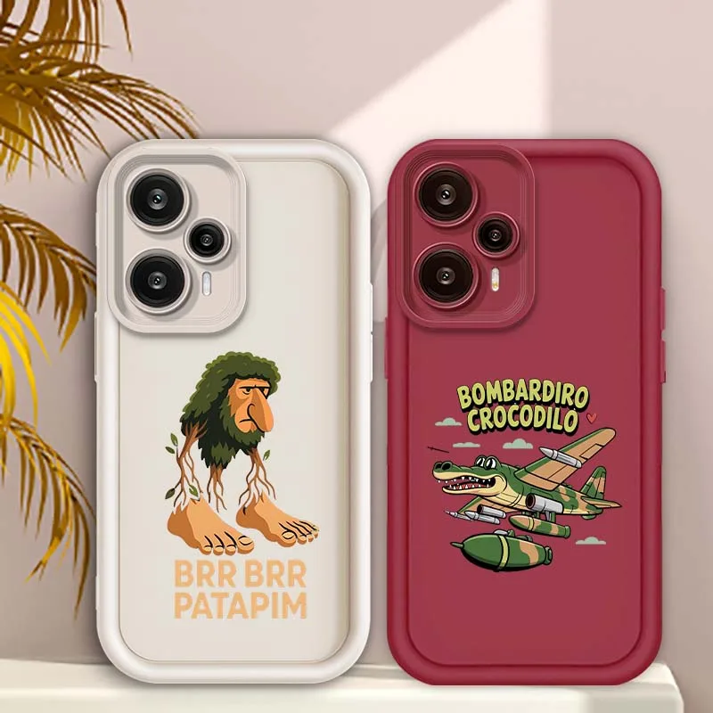 Bombardiro Crocodilo Patapim For Xiaomi Mi Poco X3 X4 X5 X6 X7 M4 M5 M5s M6 M7 F4 F5 F6 Pro GT Plus 5G Eye Ladder Phone Case
Bombardiro Crocodilo Patapim For Xiaomi Mi Poco X3 X4 X5 X6 X7 M4 M5 M5s M6 M7 F4 F5 F6 Pro GT Plus 5G Eye Ladder Phone Case