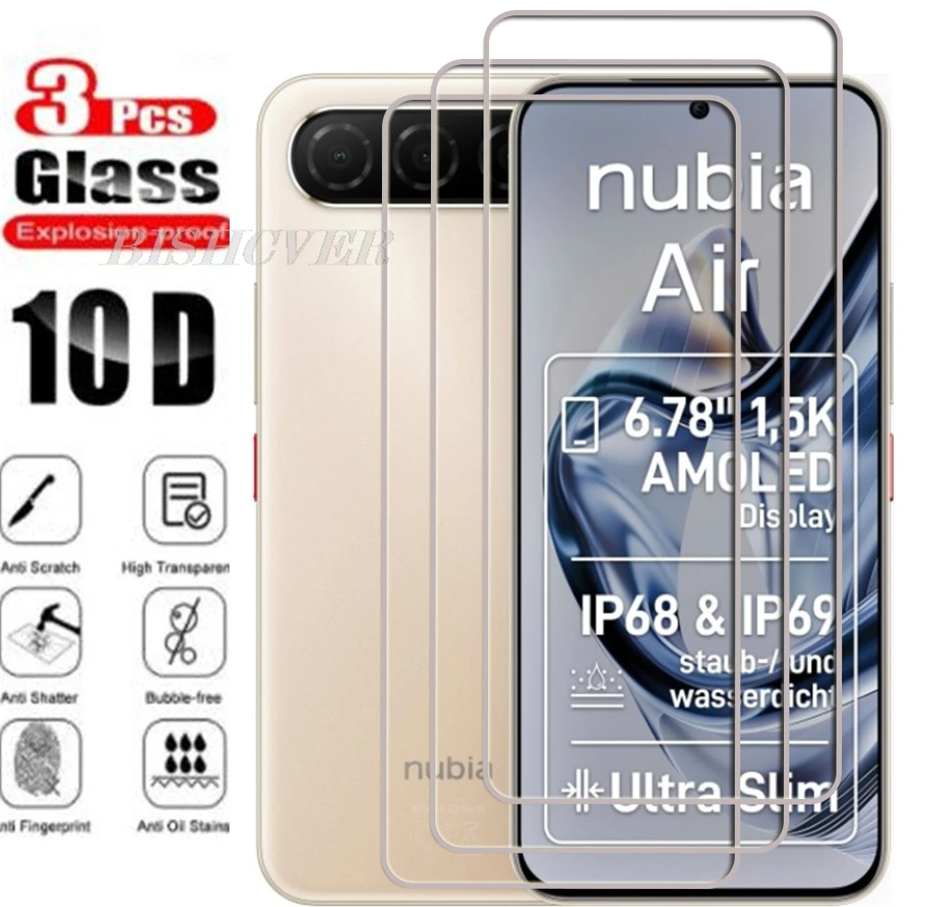 3 шт. закаленное стекло для ZTE Nubia Air 6,78 "2025 ZTE Nubia Air NubiaAir Защитная пленка для экрана из закаленного стекла
3 шт. закаленное стекло для ZTE Nubia Air 6,78 "2025 ZTE Nubia Air NubiaAir Защитная пленка для экрана из закаленного стекла