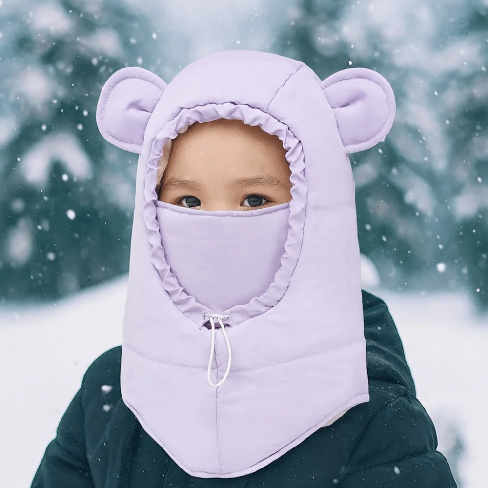 Headgear Solid Color Balaclava Hat Keep Warm Hood Winter Ear Protection Cap Thermal Scarf Ski Mask Hat Girl
Headgear Solid Color Balaclava Hat Keep Warm Hood Winter Ear Protection Cap Thermal Scarf Ski Mask Hat Girl