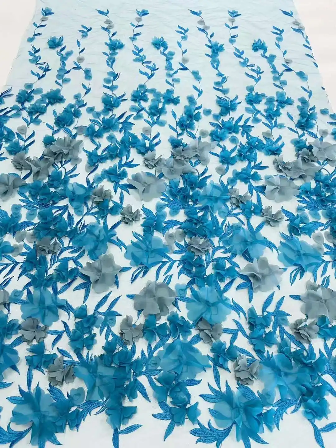 High Quality Elegant French Mesh Embroidery Tulle 3D Flower Fabric African Nigerian Lace Fabric For Wedding Party Dress JY55TY-1
High Quality Elegant French Mesh Embroidery Tulle 3D Flower Fabric African Nigerian Lace Fabric For Wedding Party Dress JY55TY-1