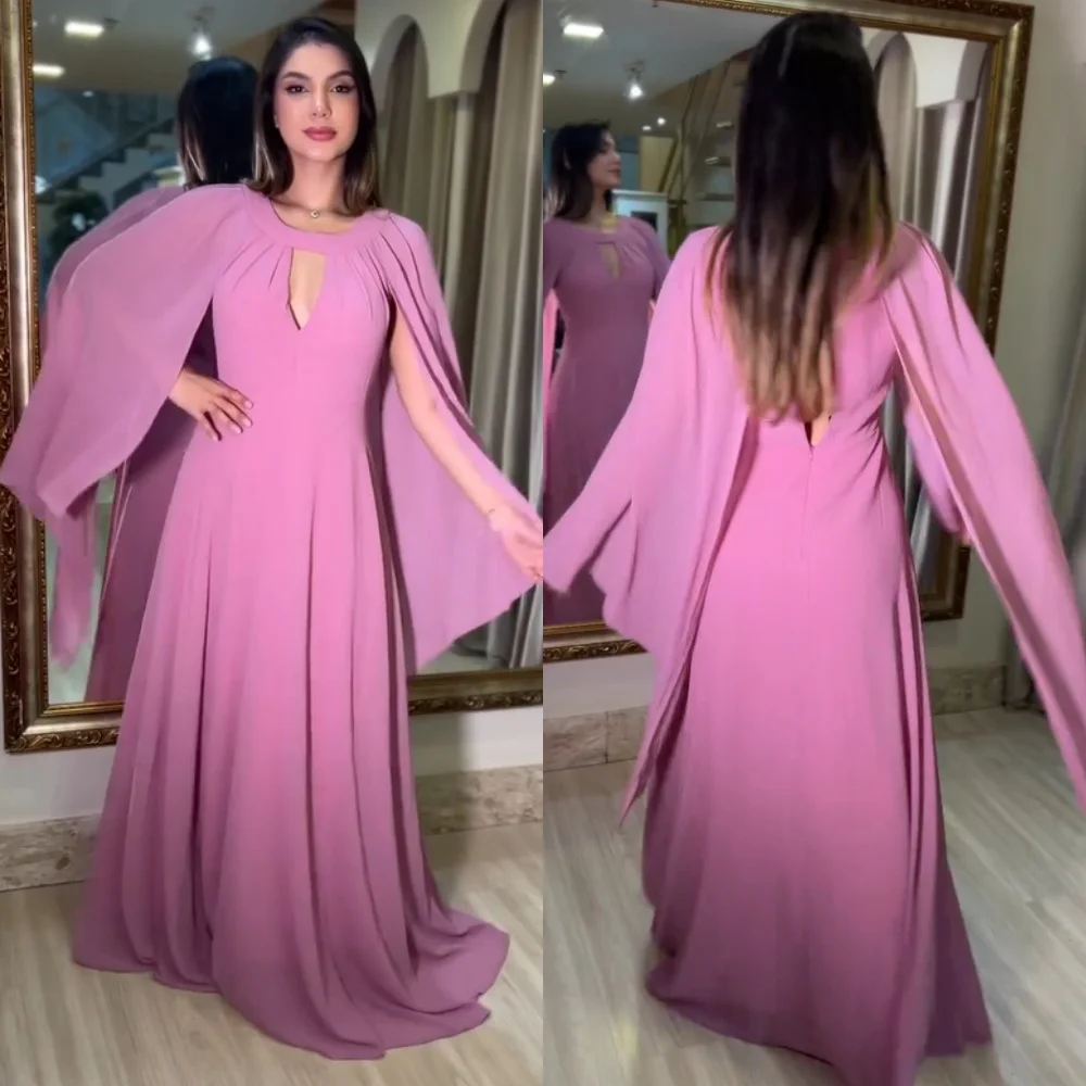 Customized Chiffon Pleat A-line O-Neck Long Dresses Bespoke Occasion Prom Elegant Simple Chinese Style
Customized Chiffon Pleat A-line O-Neck Long Dresses Bespoke Occasion Prom Elegant Simple Chinese Style