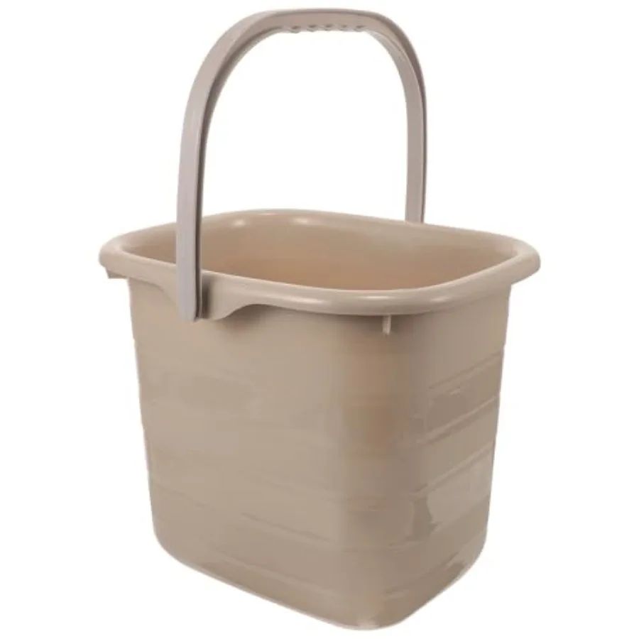Plastic Water Bucket 11L Portable Rectangular Cleaning Bucket with Handle for Home Mopping and Storage Sturdy Khaki Plastic Con
Plastic Water Bucket 11L Portable Rectangular Cleaning Bucket with Handle for Home Mopping and Storage Sturdy Khaki Plastic Con