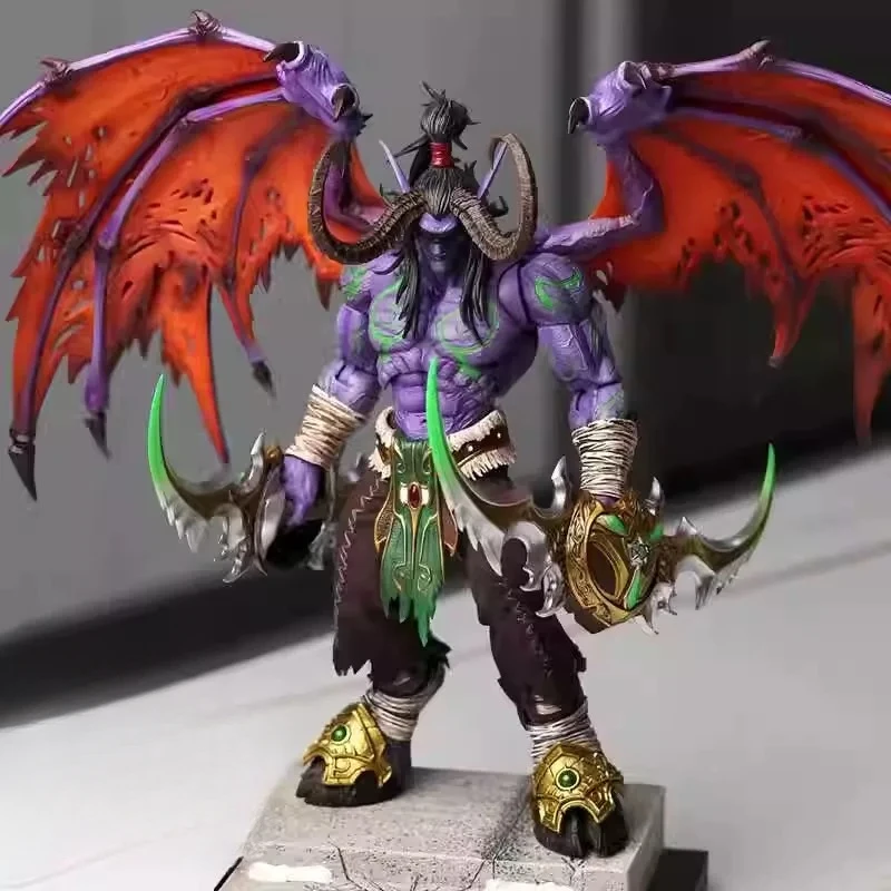 Game World of Warcraft Action Figures Illidan Stormrage Figure Save Illidan Heroes Anime Eyes with Lights PVC Collection Gifts
Game World of Warcraft Action Figures Illidan Stormrage Figure Save Illidan Heroes Anime Eyes with Lights PVC Collection Gifts