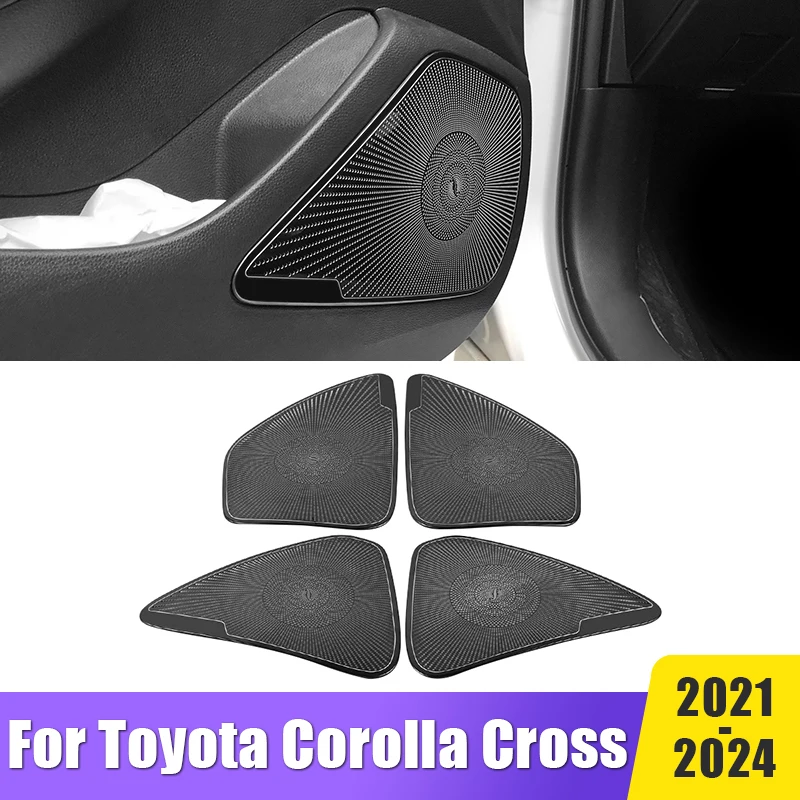 Car Door Audio Speaker Decor Cover Loudspeaker Trim Sticker For Toyota Corolla Cross 2021 2022 2023 2024 XG10 Hybrid Accessories
Car Door Audio Speaker Decor Cover Loudspeaker Trim Sticker For Toyota Corolla Cross 2021 2022 2023 2024 XG10 Hybrid Accessories