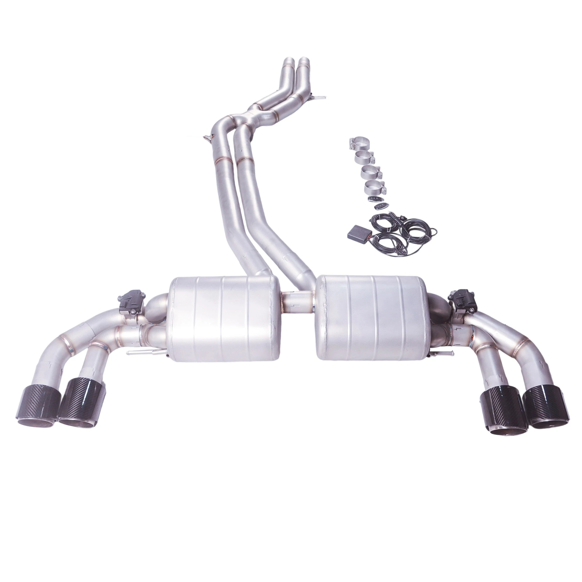 GFC catback exhaust muffler for 2022 Porsche Cayenne GTS Turbo 4.0T Car electric valve exhaust system made of SUS304 Pipe
GFC catback exhaust muffler for 2022 Porsche Cayenne GTS Turbo 4.0T Car electric valve exhaust system made of SUS304 Pipe