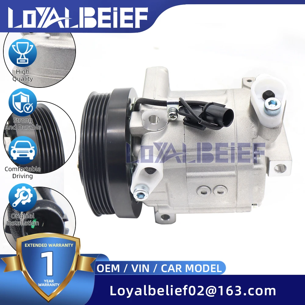 AC Compressor For Mitsubishi Montero Pajero IO MR315497 1.8 1998-2007 MR315497 MR315377 506021-5200 506021-5201 MR460310
AC Compressor For Mitsubishi Montero Pajero IO MR315497 1.8 1998-2007 MR315497 MR315377 506021-5200 506021-5201 MR460310