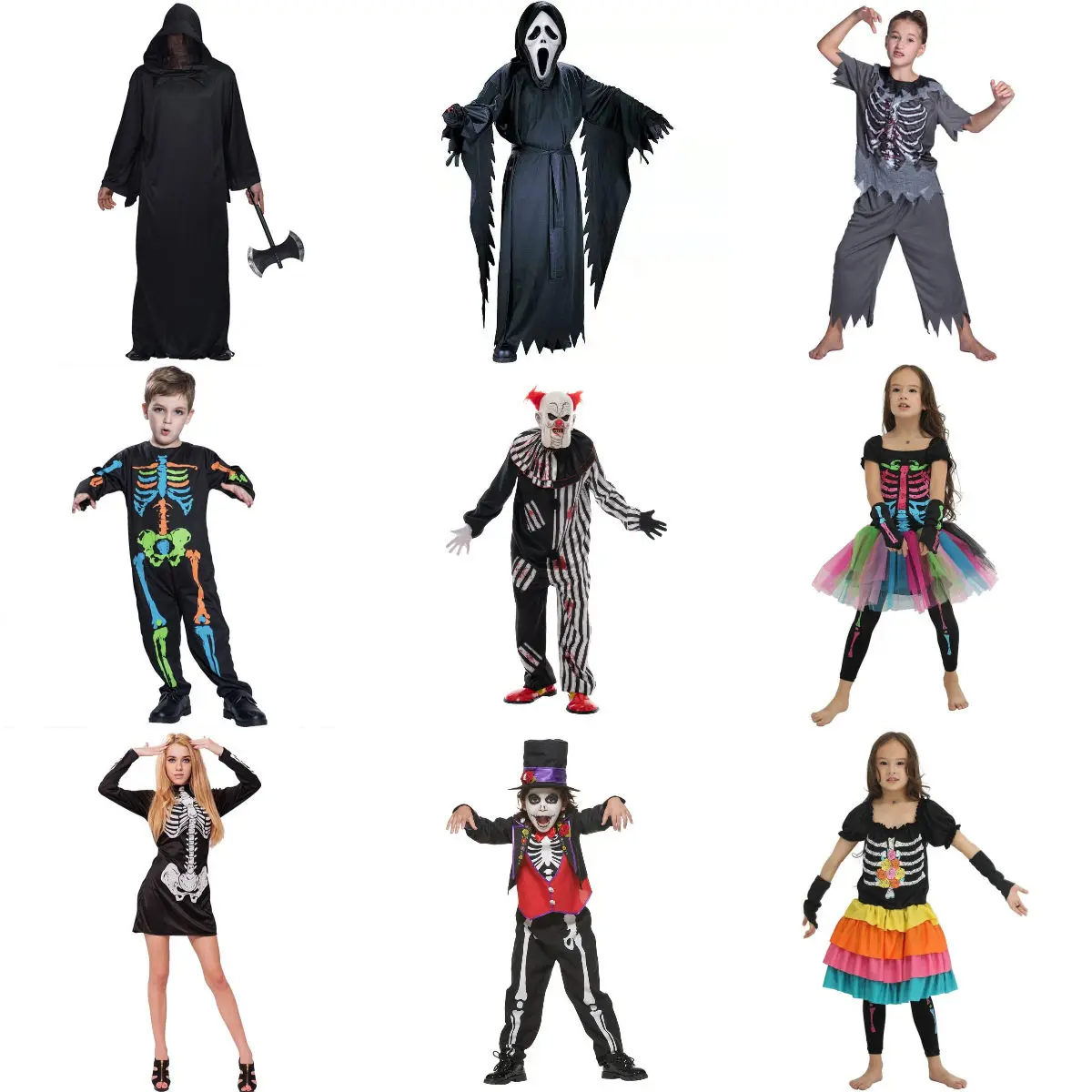 Halloween Skeleton Ghost Bride Zombie Costume Black Veil Ladies Gothic Cosplay Outfit Chinese Manufacturer Fall Season
Halloween Skeleton Ghost Bride Zombie Costume Black Veil Ladies Gothic Cosplay Outfit Chinese Manufacturer Fall Season