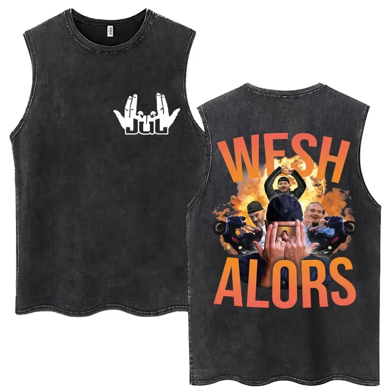 Rapper Jul Album Tour 2025 Washed Tank Tops Men Women Hip Hop Fashion Sleeveless T-shirt Casual 100% Cotton T-shirts Fans Gifts
Rapper Jul Album Tour 2025 Washed Tank Tops Men Women Hip Hop Fashion Sleeveless T-shirt Casual 100% Cotton T-shirts Fans Gifts