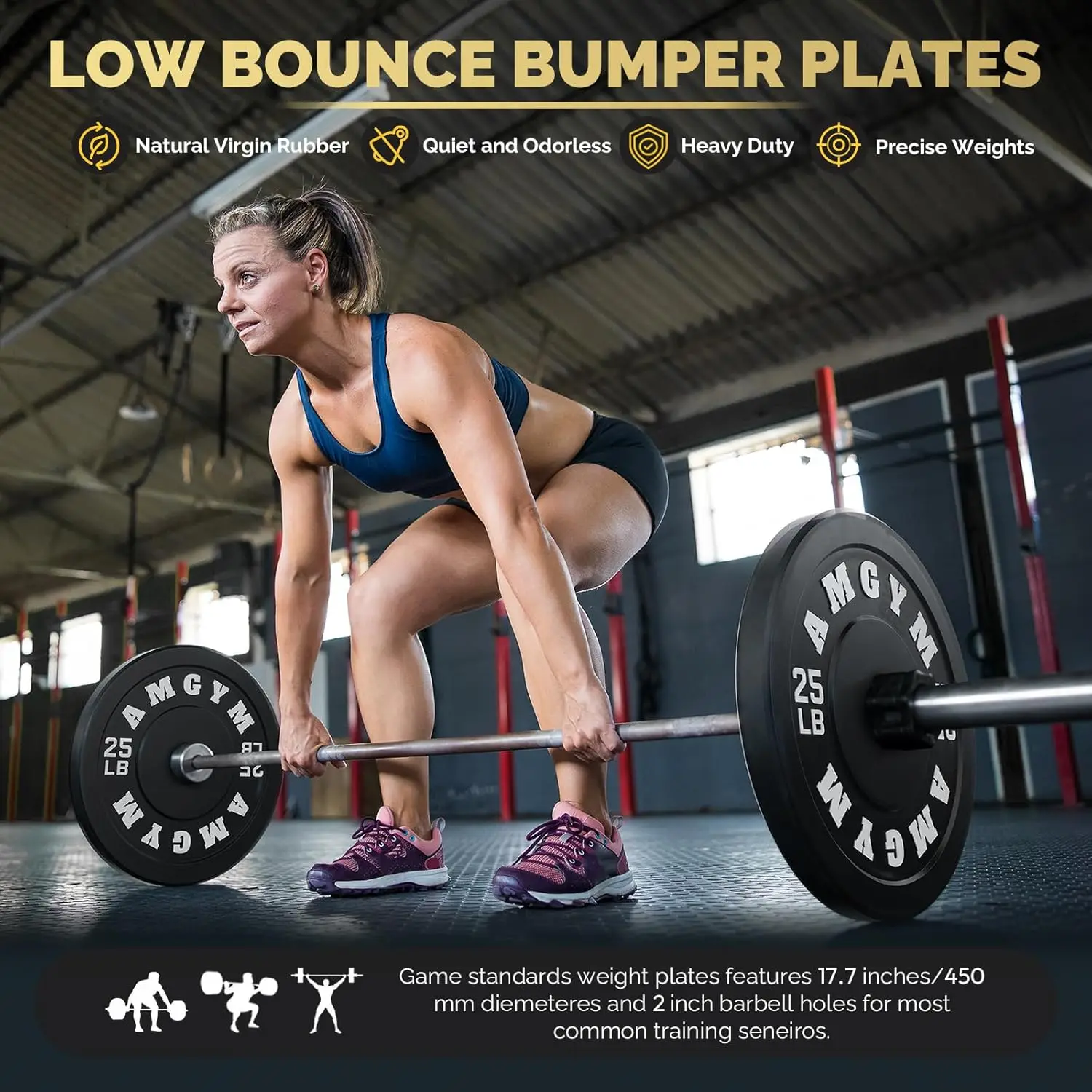 Steel Weight Plates Free Weights Bumper Plates 10-500lbs Rubber Coated 2 Inch Barbell Weight Sets Home Gym Bumper Plates Sets
Steel Weight Plates Free Weights Bumper Plates 10-500lbs Rubber Coated 2 Inch Barbell Weight Sets Home Gym Bumper Plates Sets