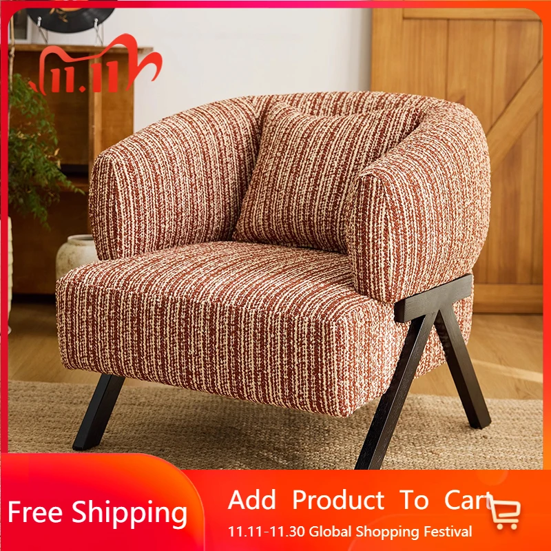 Designer Lazy Living Room Chairs Sofa Arm Vintage Kitchen Living Room Chairs Luxury Bedroom Fauteuil Salon Balcony Furniture
Designer Lazy Living Room Chairs Sofa Arm Vintage Kitchen Living Room Chairs Luxury Bedroom Fauteuil Salon Balcony Furniture