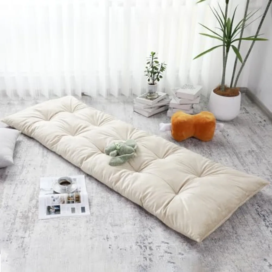 Floor Lounger PillowFoldable Light Thick Tufted Floor Pillow Cushion with Elasticized Webbing for Easy Storage.Floor Lounger fo
Floor Lounger PillowFoldable Light Thick Tufted Floor Pillow Cushion with Elasticized Webbing for Easy Storage.Floor Lounger fo