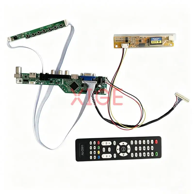 Matrix Controller Drive Board Fit N170C2 LTN170X2 LTN170WX LTN170BT08 HDMI+VGA+AV+USB 1440*900 1440x900 1CCFL LVDS-30Pin DIY Kit
Matrix Controller Drive Board Fit N170C2 LTN170X2 LTN170WX LTN170BT08 HDMI+VGA+AV+USB 1440*900 1440x900 1CCFL LVDS-30Pin DIY Kit